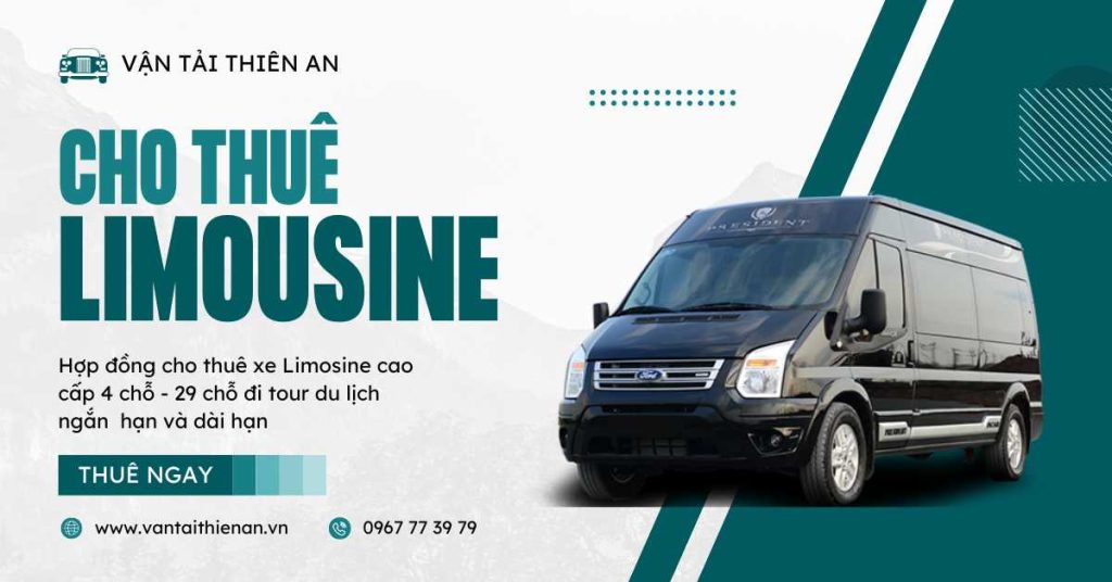 Cho thuê xe Limousine tại Long An